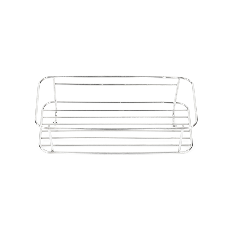 Selvklæbende brusekabine i rustfrit stål med kroge