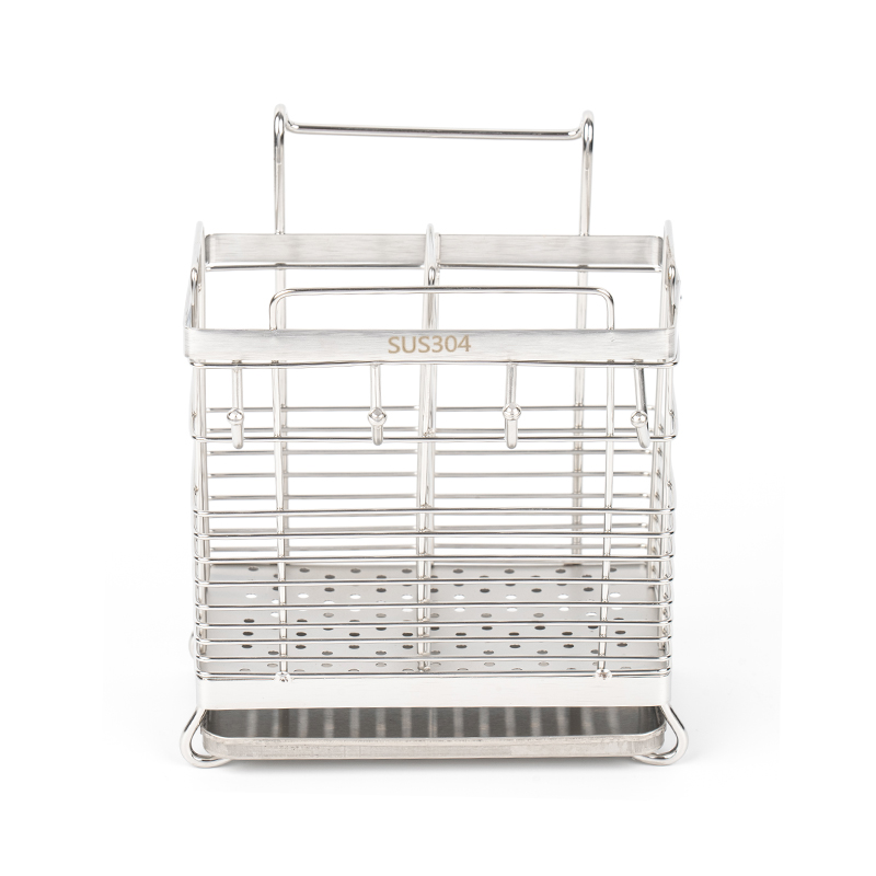 304 rustfrit stål køkkenredskaber Spisepinde Holder Tørring