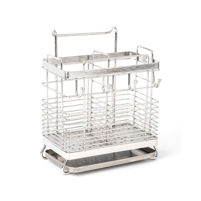 304 rustfrit stål køkkenredskaber Spisepinde Holder Tørring