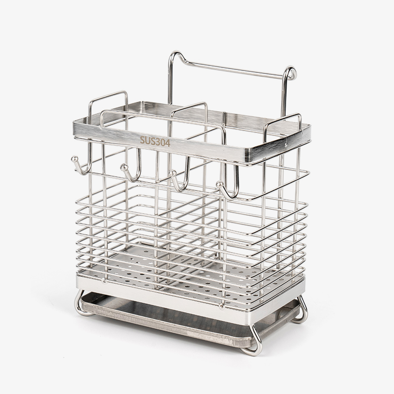 304 rustfrit stål køkkenredskaber Spisepinde Holder Tørring