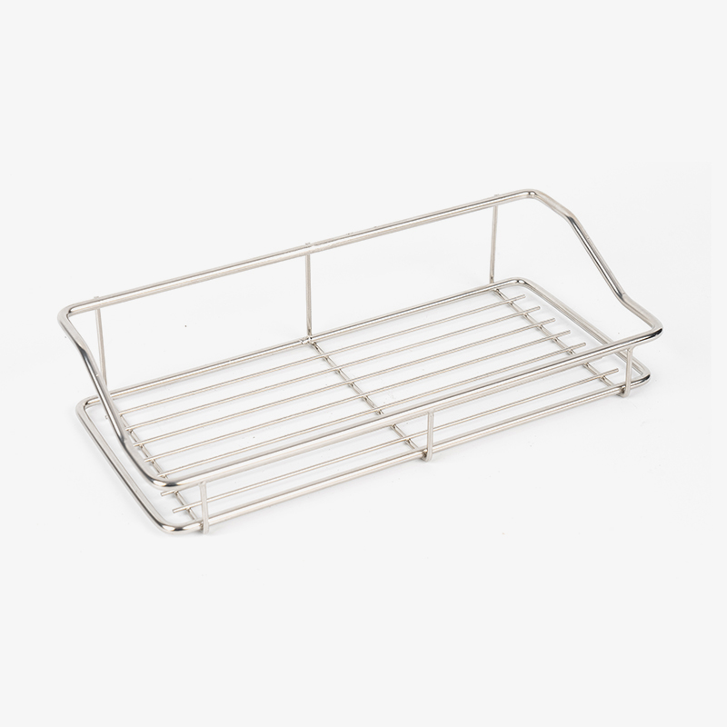 Opbevaringshylde til badeværelset i rustfrit stål uden boring