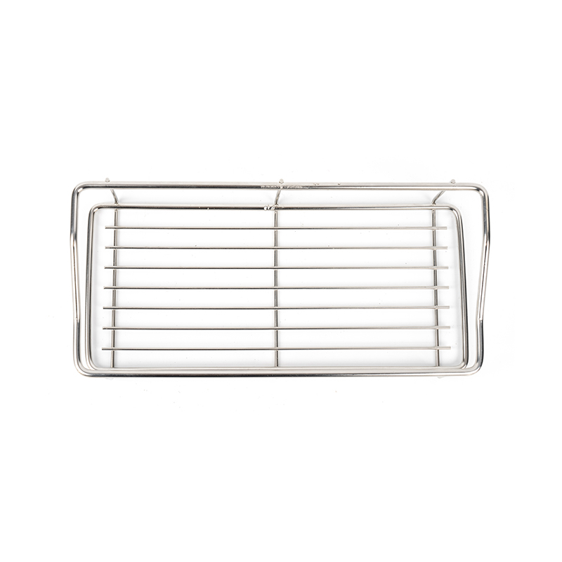 Opbevaringshylde til badeværelset i rustfrit stål uden boring