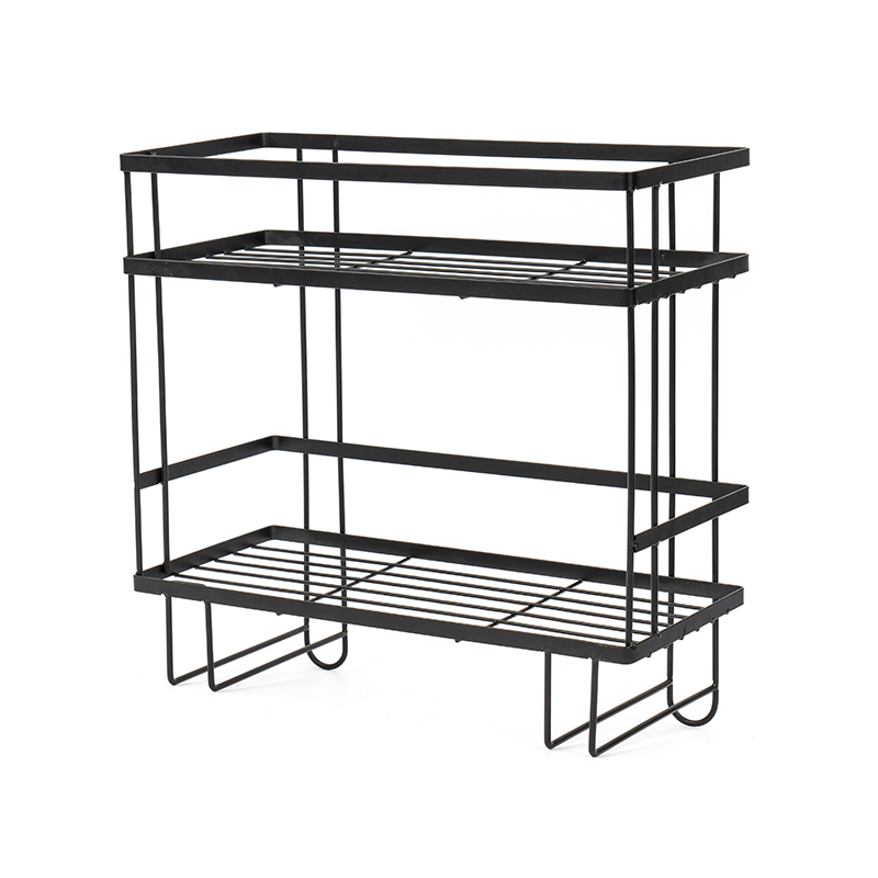 Dobbelt lag vægmonteret hylde