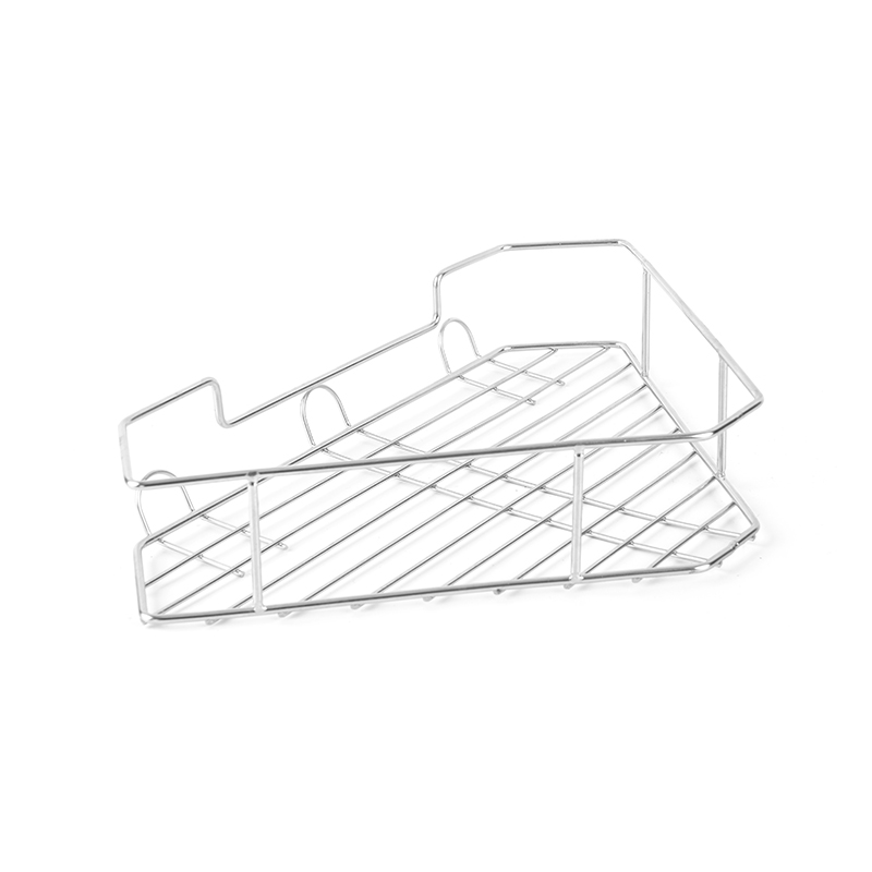 304 rustfrit stål vægmonteret brusekabine hjørnehylde