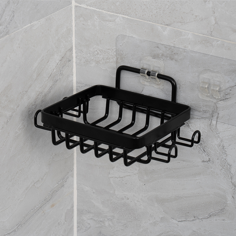 Rustfri væghængt sæbeholder til brusebad