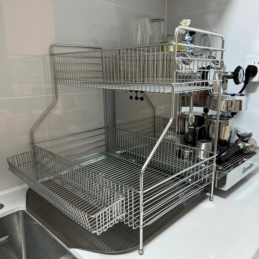 Sådan maksimerer du opbevaringen med et skålstativ i rustfrit stål: Praktiske tips